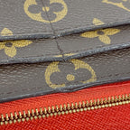 Louis Vuitton Wallet Monogram Portefeuille Sarah Brown Coquelicot — view 9