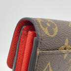 Louis Vuitton Wallet Monogram Portefeuille Sarah Brown Coquelicot — view 7