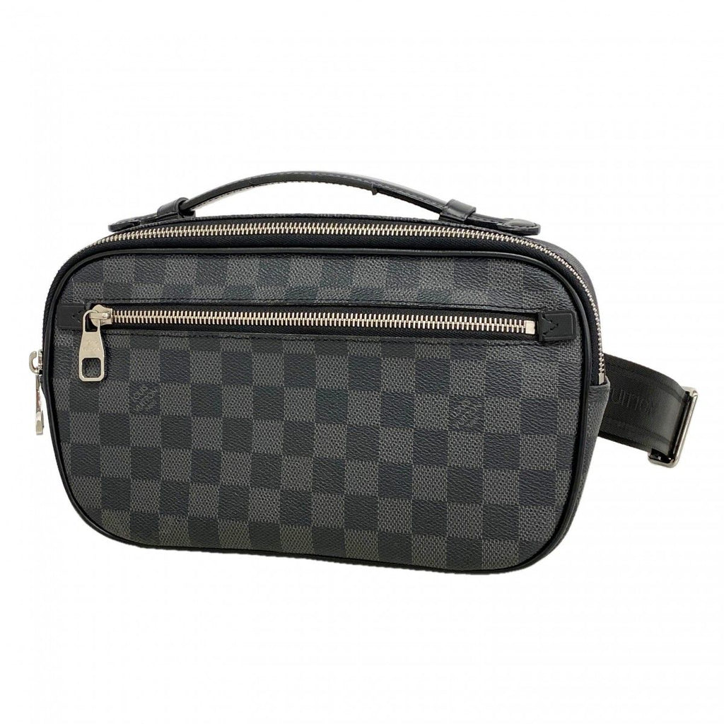 Louis Vuitton Belt Bag Damier Graphite Ambler Black