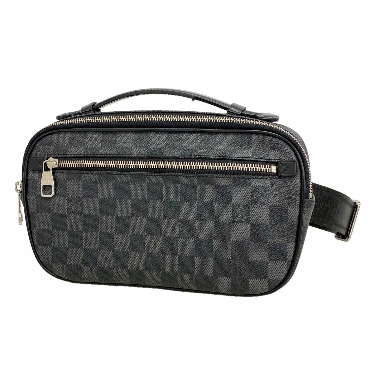 Louis Vuitton Belt Bag Damier Graphite Ambler Black