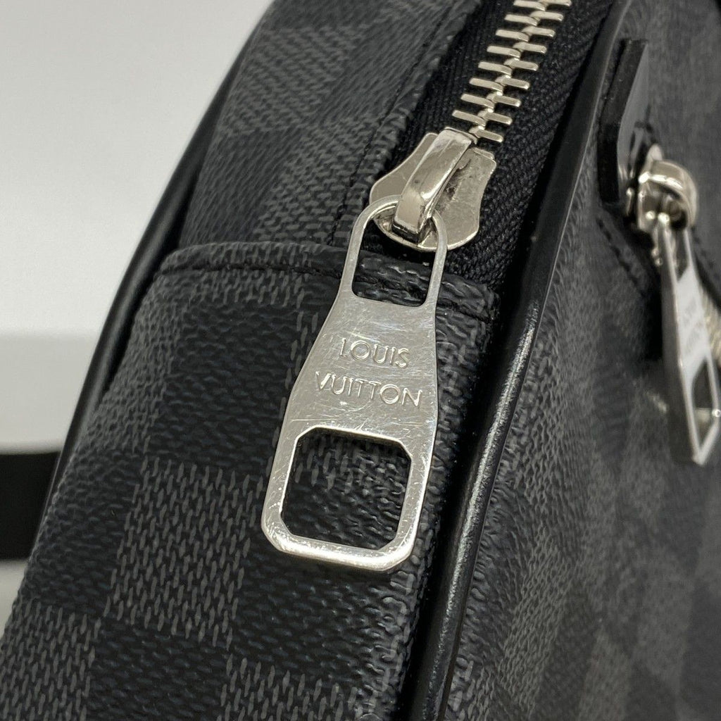 Louis Vuitton Belt Bag Damier Graphite Ambler Black — view 8