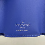 Louis Vuitton Trifold Wallet Taigarama Discovery Compact Cobalt — view 4