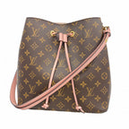 Louis Vuitton Shoulder Bag Monogram Neo Noe Brown Rose Poudre