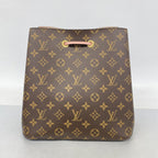 Louis Vuitton Shoulder Bag Monogram Neo Noe Brown Rose Poudre — view 8