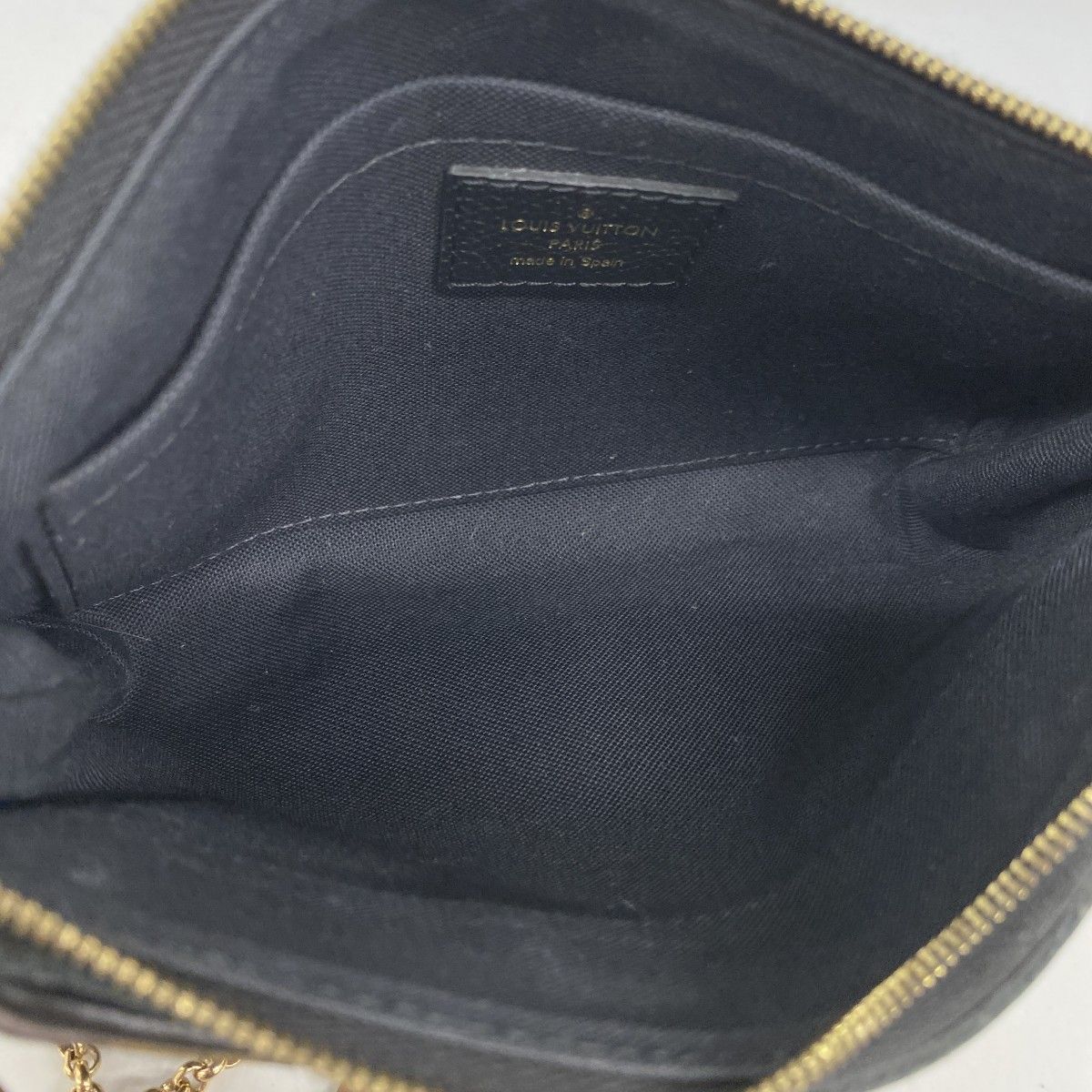 Louis Vuitton Handbag Monogram Pallas Clutch Brown Noir 2-Way — view 4