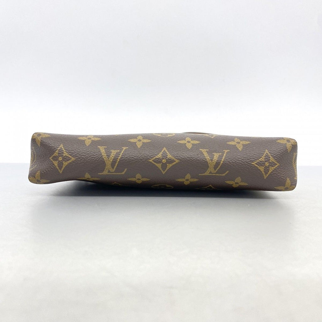 Louis Vuitton Handbag Monogram Pallas Clutch Brown Noir 2-Way — view 3