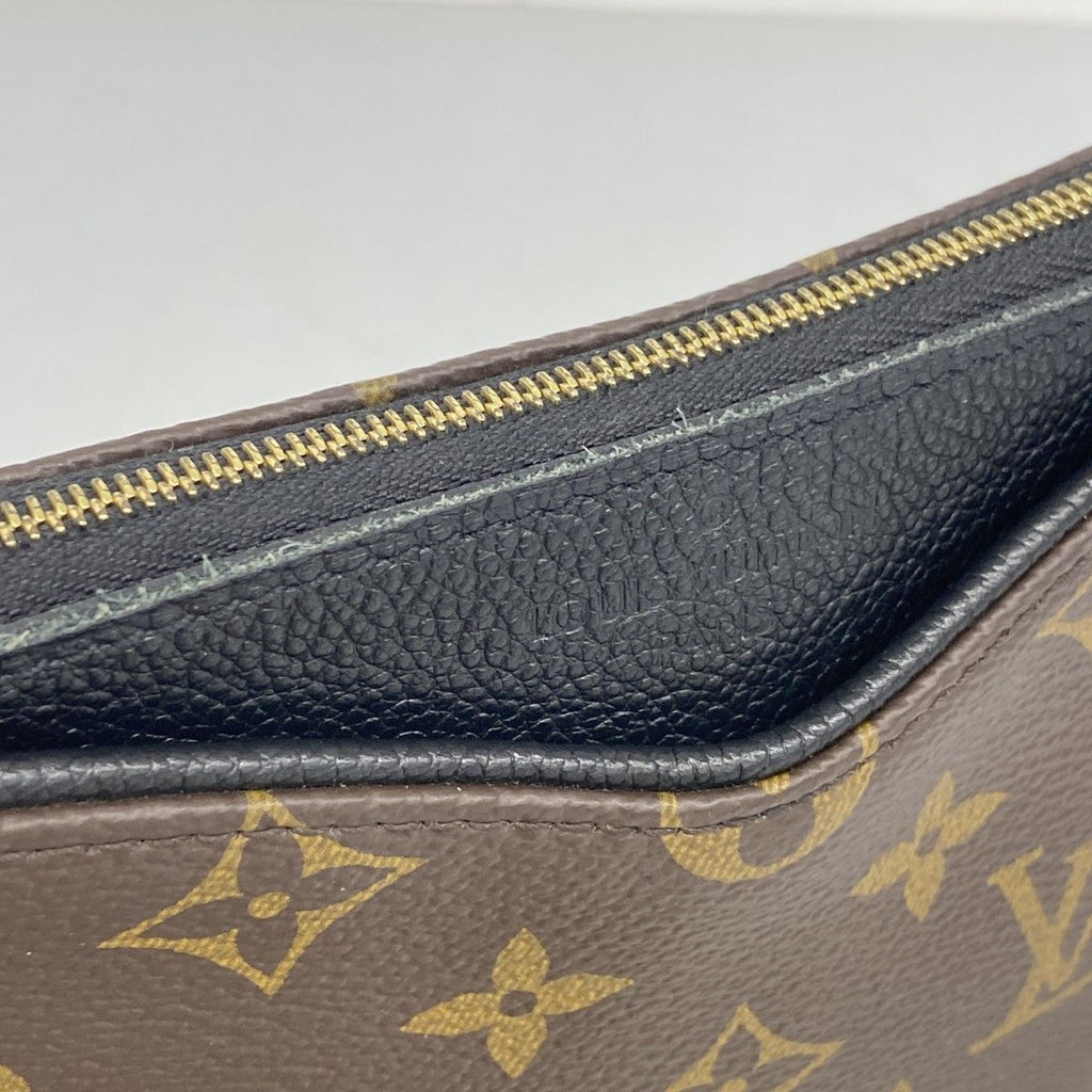 Louis Vuitton Handbag Monogram Pallas Clutch Brown Noir 2-Way — view 7