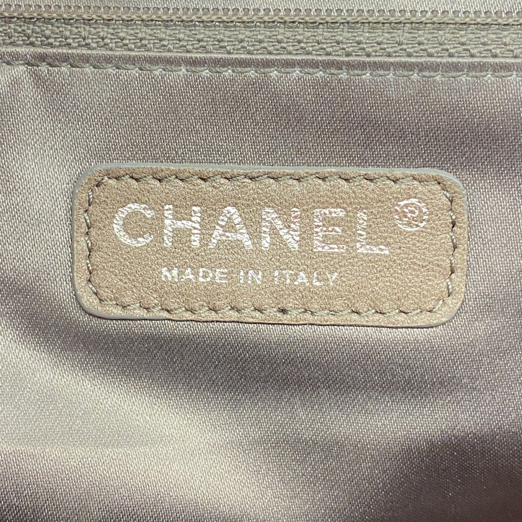 Chanel Shoulder Bag Bubble Quilt Nylon Red Silver — view 5