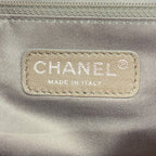 Chanel Shoulder Bag Bubble Quilt Nylon Red Silver — view 5