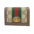 Gucci Wallet Ophidia Brown Gold