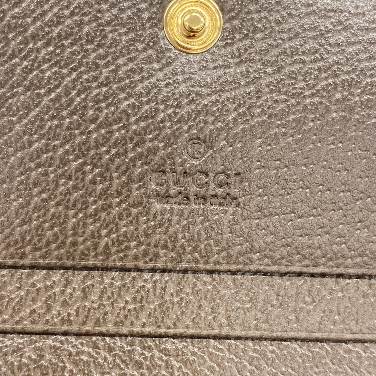 Gucci Wallet Ophidia Brown Gold — view 4
