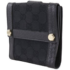 Gucci GG Canvas Black Bifold Wallet — view 2