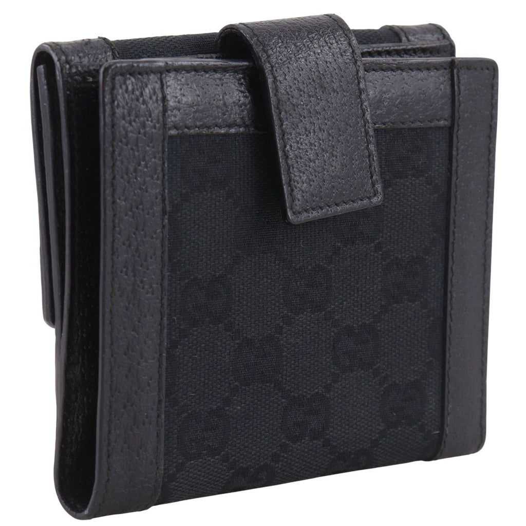 Gucci GG Canvas Black Bifold Wallet — view 3