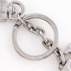Louis Vuitton Porte Cles LV Initials Metal Silver Key Holder — view 7