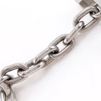 Louis Vuitton Porte Cles LV Initials Metal Silver Key Holder — view 5