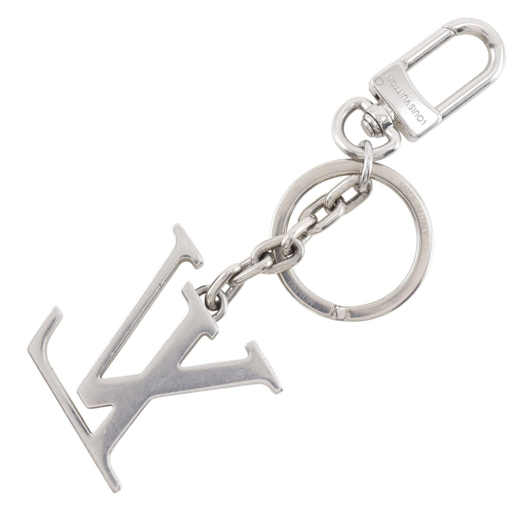 Louis Vuitton Porte Cles LV Initials Metal Silver Key Holder — view 2