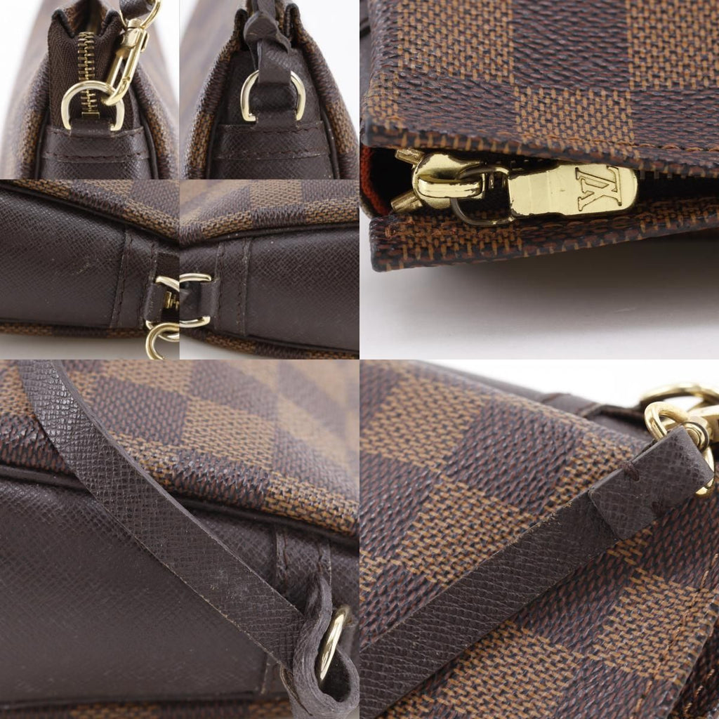 Louis Vuitton Makeup Pouch Damier Canvas Brown — view 9