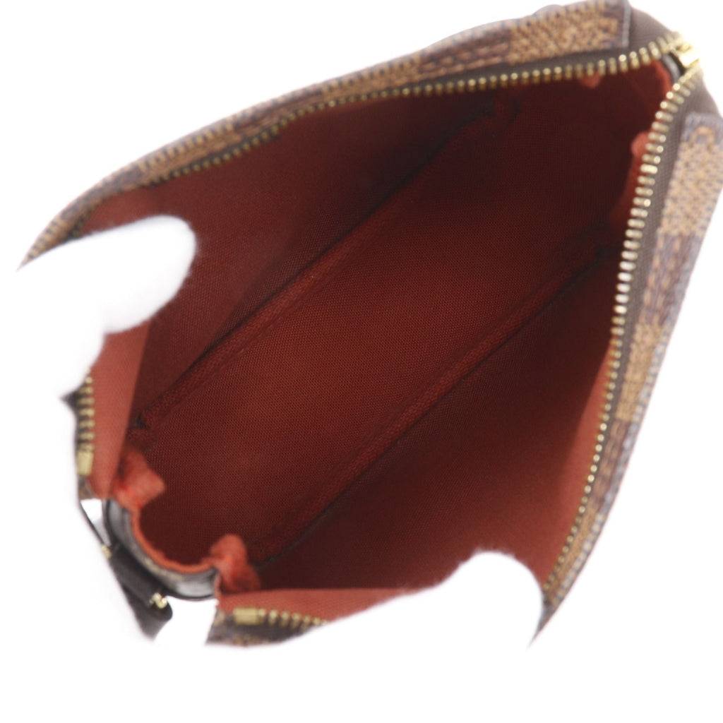 Louis Vuitton Makeup Pouch Damier Canvas Brown — view 6