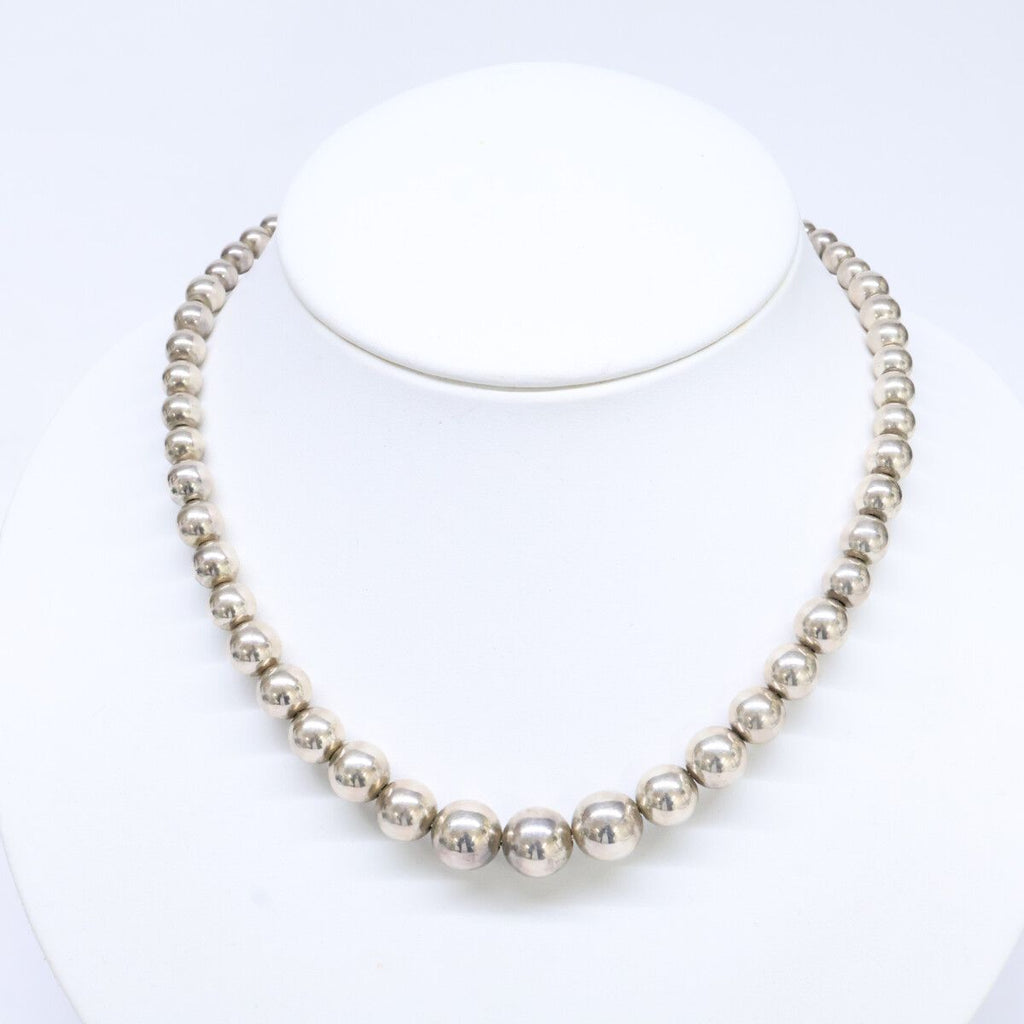 Tiffany & Co 925 Graduated Ball Necklace — view 5