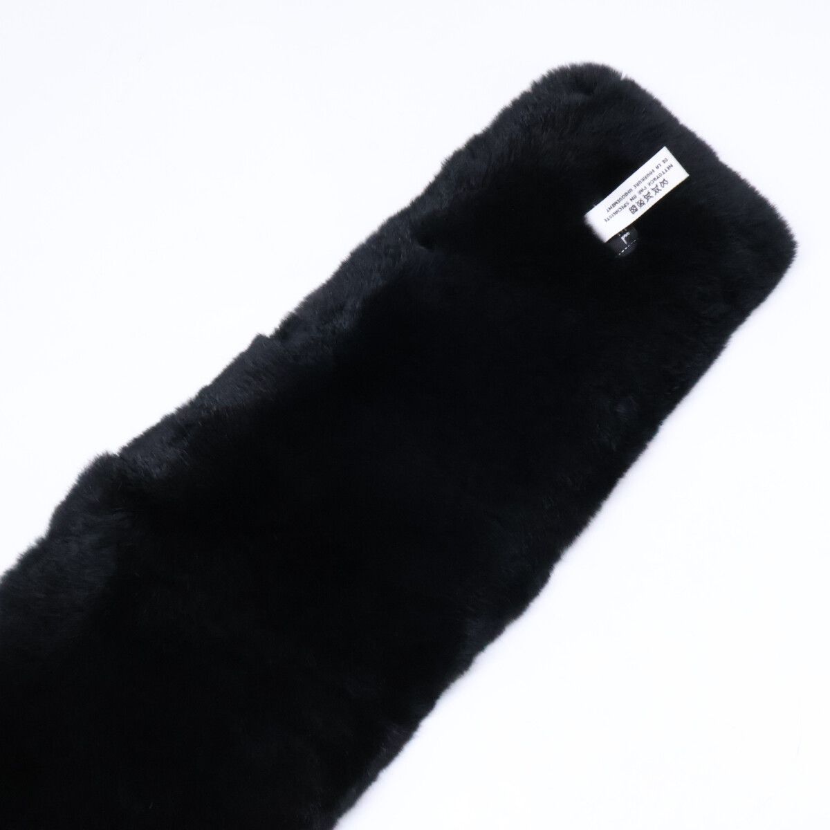Chanel CC Logo Lapin Rabbit Fur Tippet Scarf — view 5