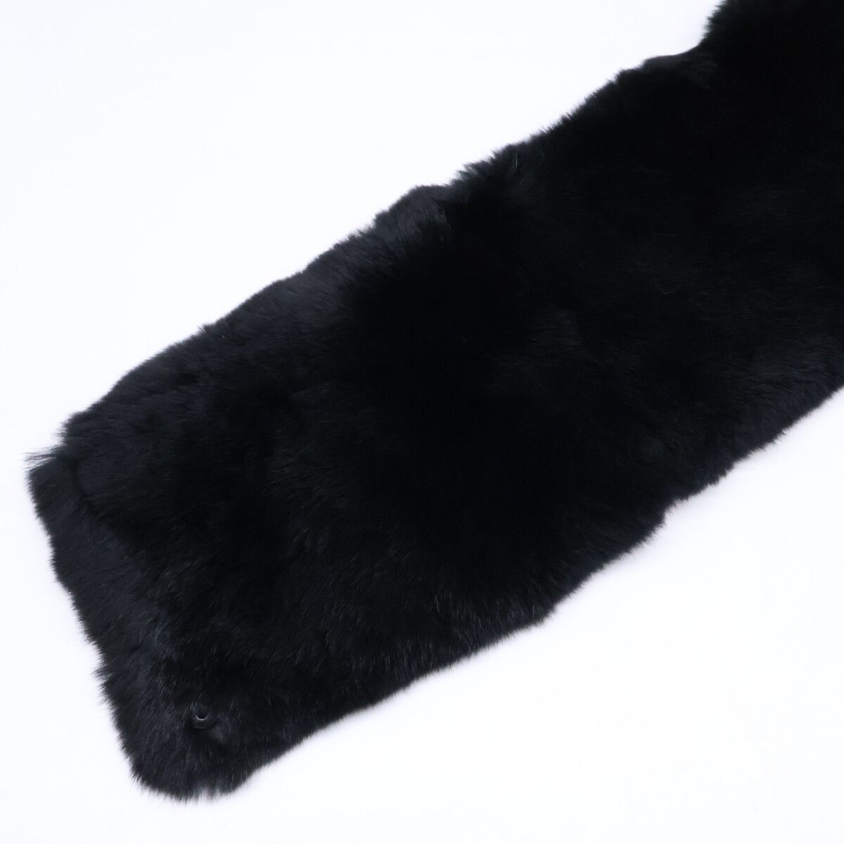Chanel CC Logo Lapin Rabbit Fur Tippet Scarf — view 2