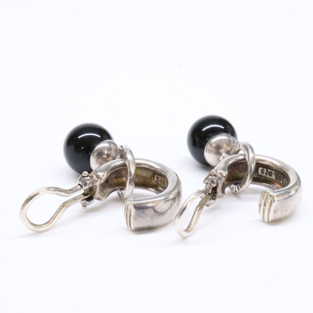 Tiffany & Co 925 Onyx Earring — view 6