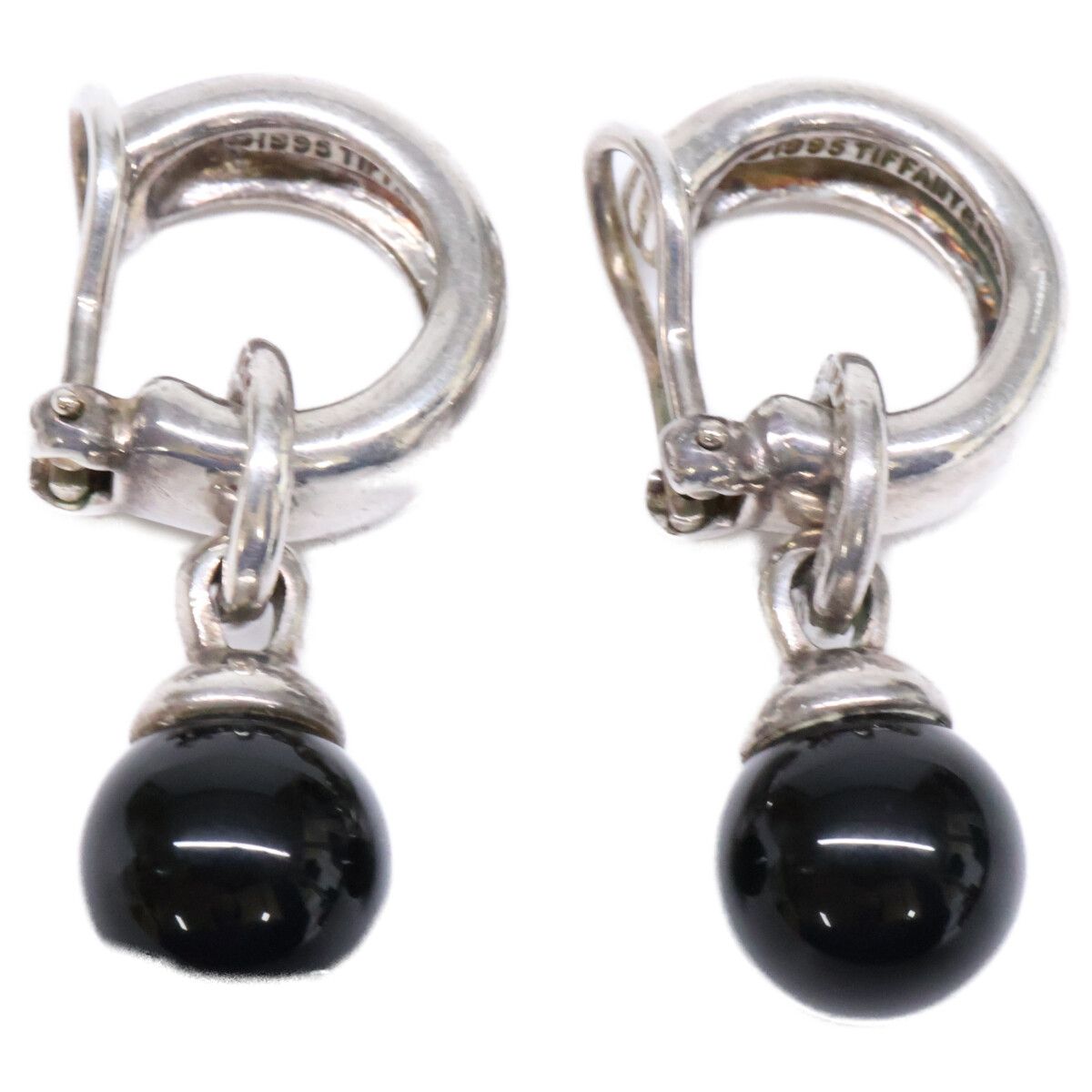 Tiffany & Co 925 Onyx Earring — view 5