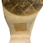 Chanel Mules 37 Beige CC Logo Perforated Sabot Leather — view 6