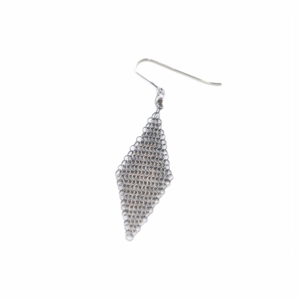 Tiffany & Co Mesh Earrings Silver — view 6
