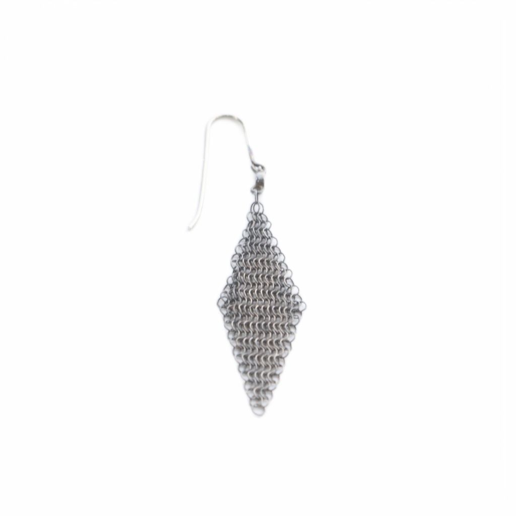 Tiffany & Co Mesh Earrings Silver — view 8