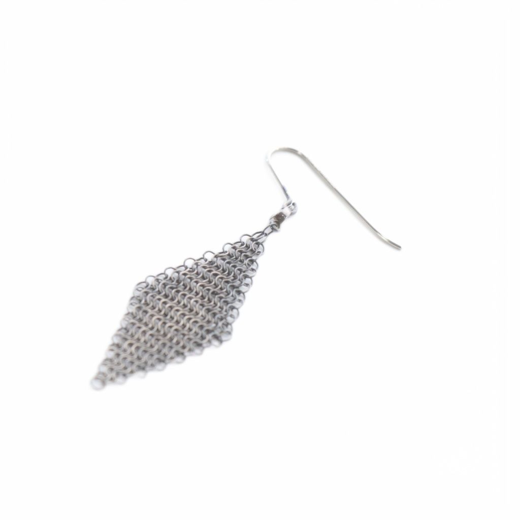 Tiffany & Co Mesh Earrings Silver — view 7