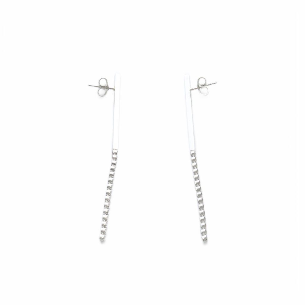 Celine Edwige Earrings 925 Sterling Silver — view 8