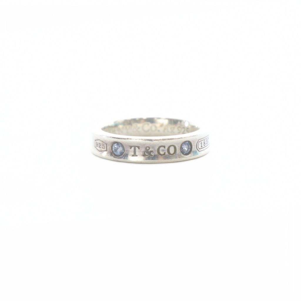 Tiffany & Co Ring 925 Narrow Saffiano Silver
