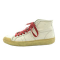 Saint Laurent Paris SL High Cut Sneakers 39.5..0 cm White Red AD