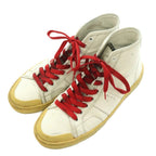 Saint Laurent Paris SL High Cut Sneakers 39.5..0 cm White Red AD — view 2