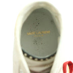 Saint Laurent Paris SL High Cut Sneakers 39.5..0 cm White Red AD — view 7