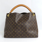 Louis Vuitton Artsy Monogram Gold Shoulder Bag Tote Brown — view 2
