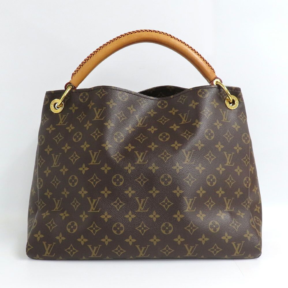Louis Vuitton Artsy Monogram Gold Shoulder Bag Tote Brown — view 2