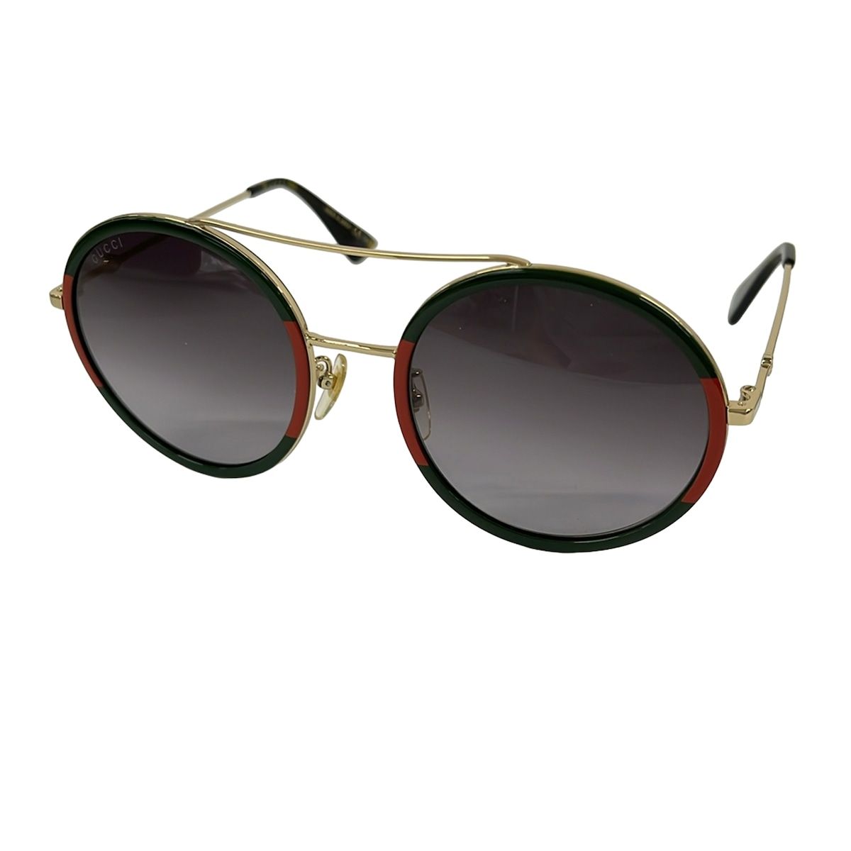Gucci Sunglasses Dark Gray Gold Multi Bee Interlocking Sherry Eyewear