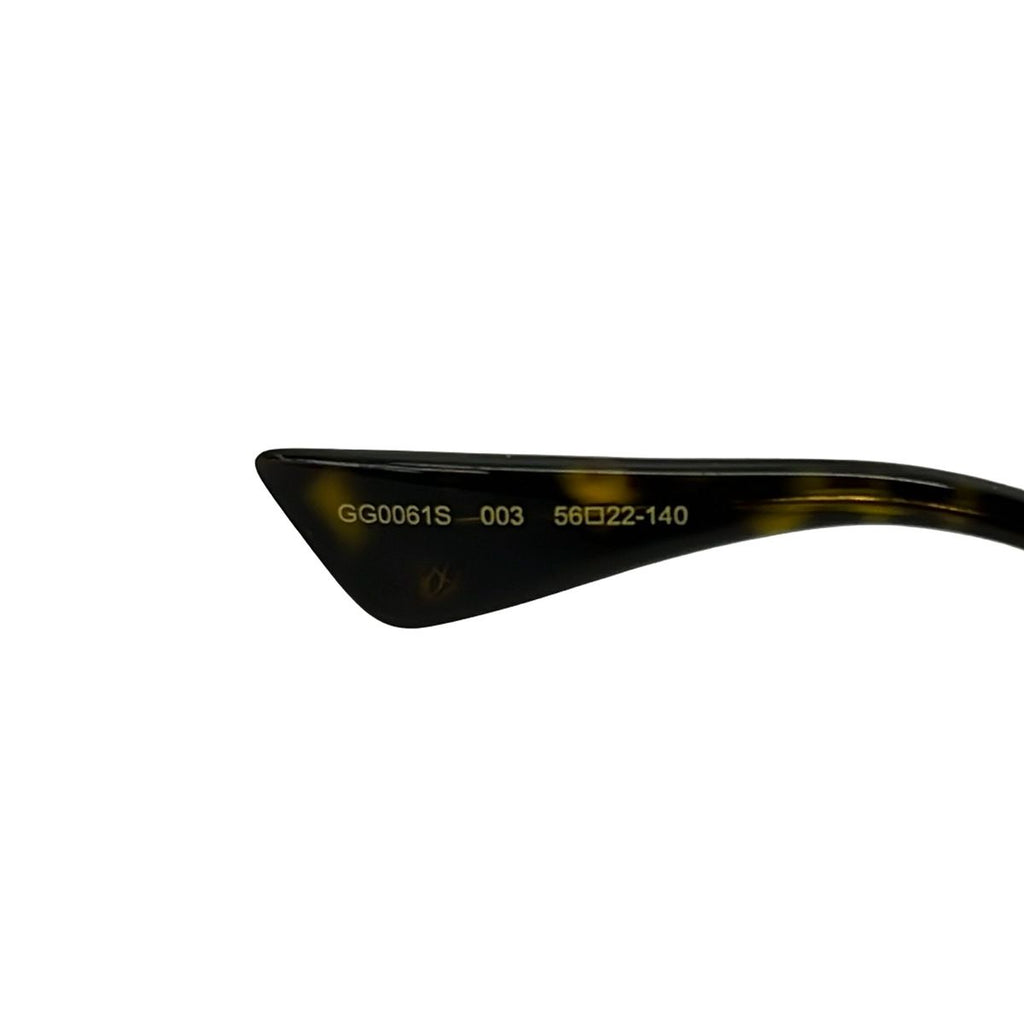 Gucci Sunglasses Dark Gray Gold Multi Bee Interlocking Sherry Eyewear — view 5