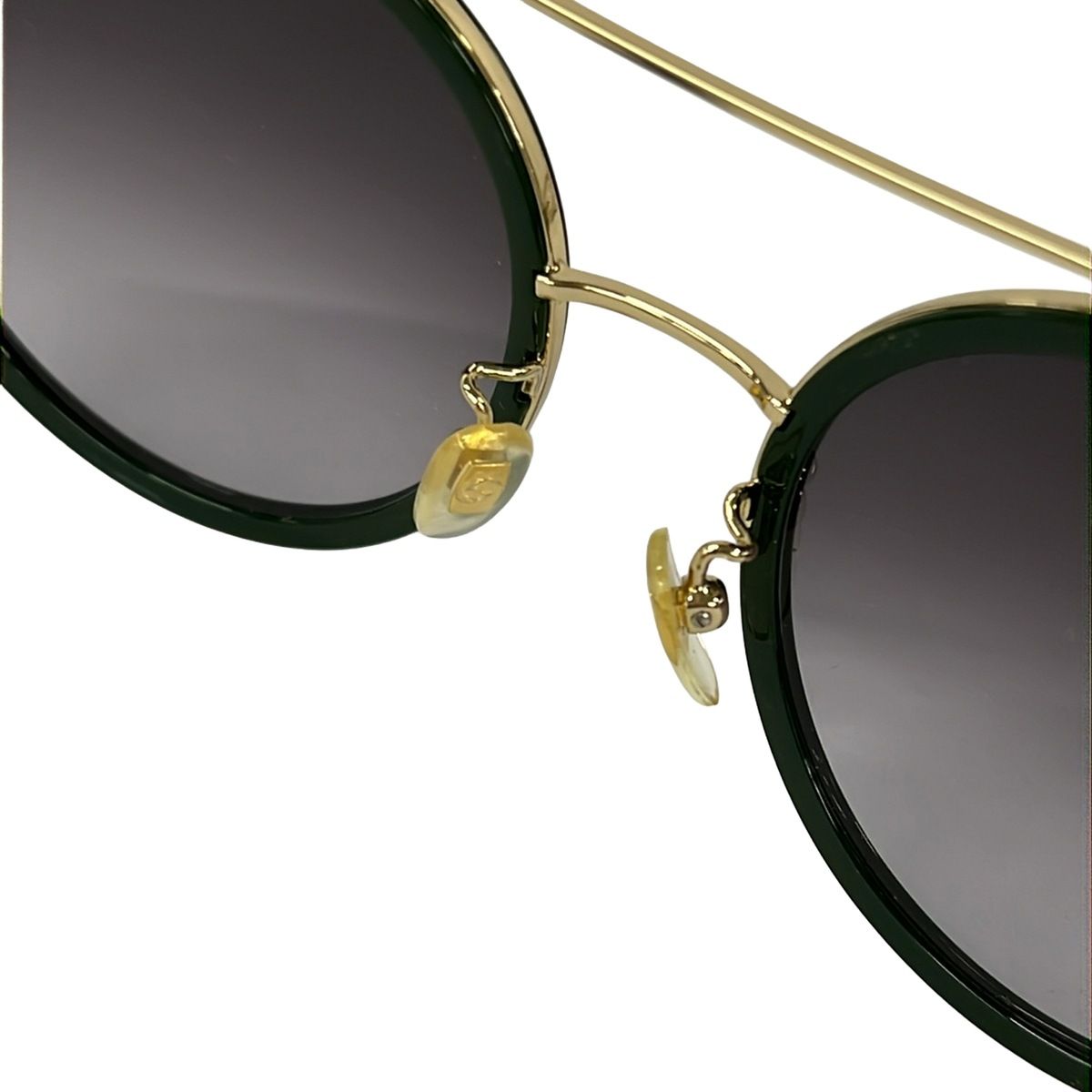 Gucci Sunglasses Dark Gray Gold Multi Bee Interlocking Sherry Eyewear — view 7