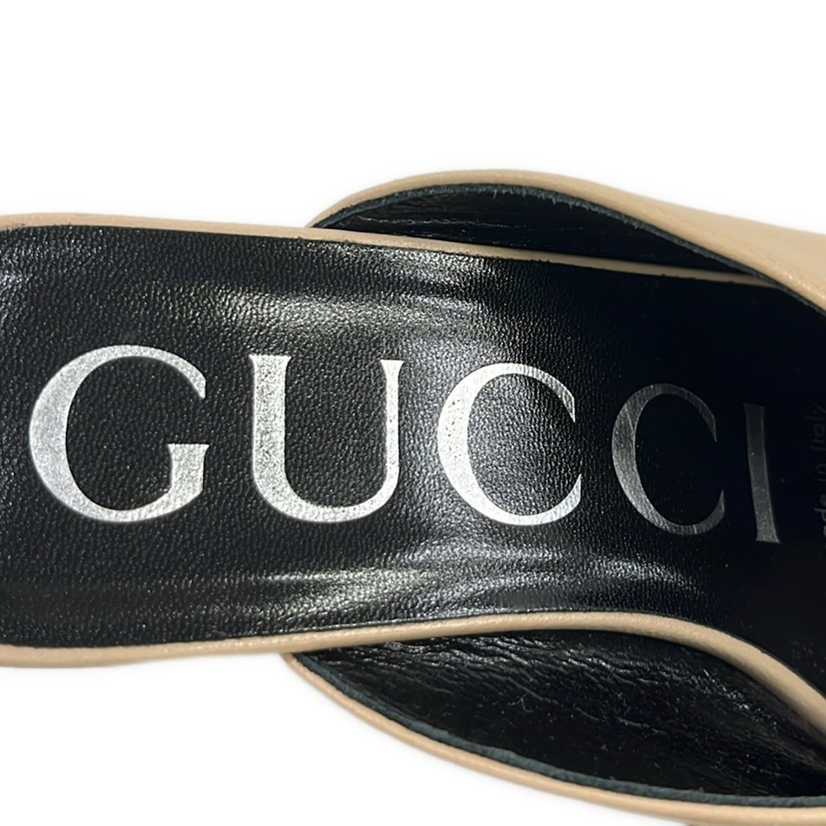 Gucci Mules 36 Beige Leather — view 5