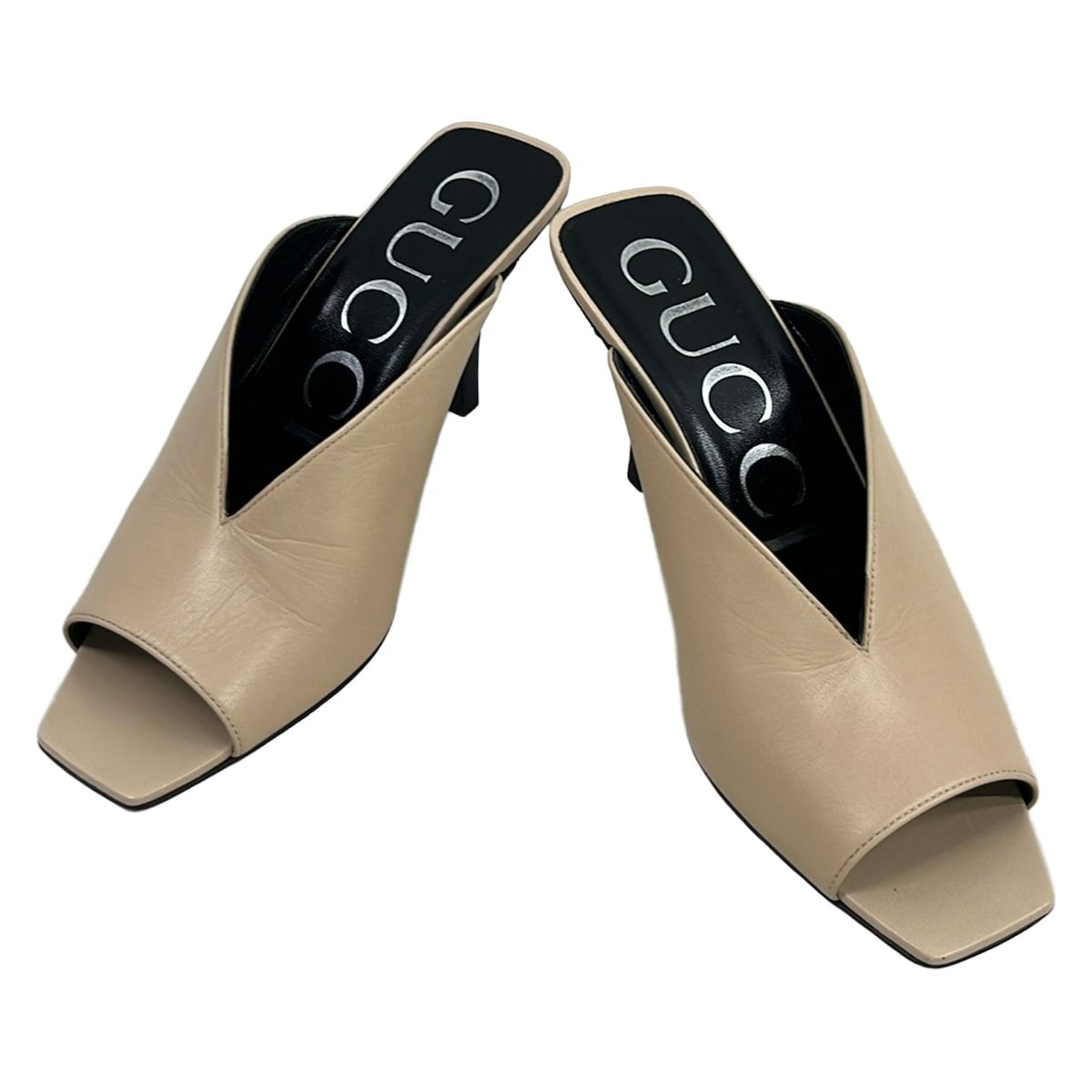 Gucci Mules 36 Beige Leather — view 2