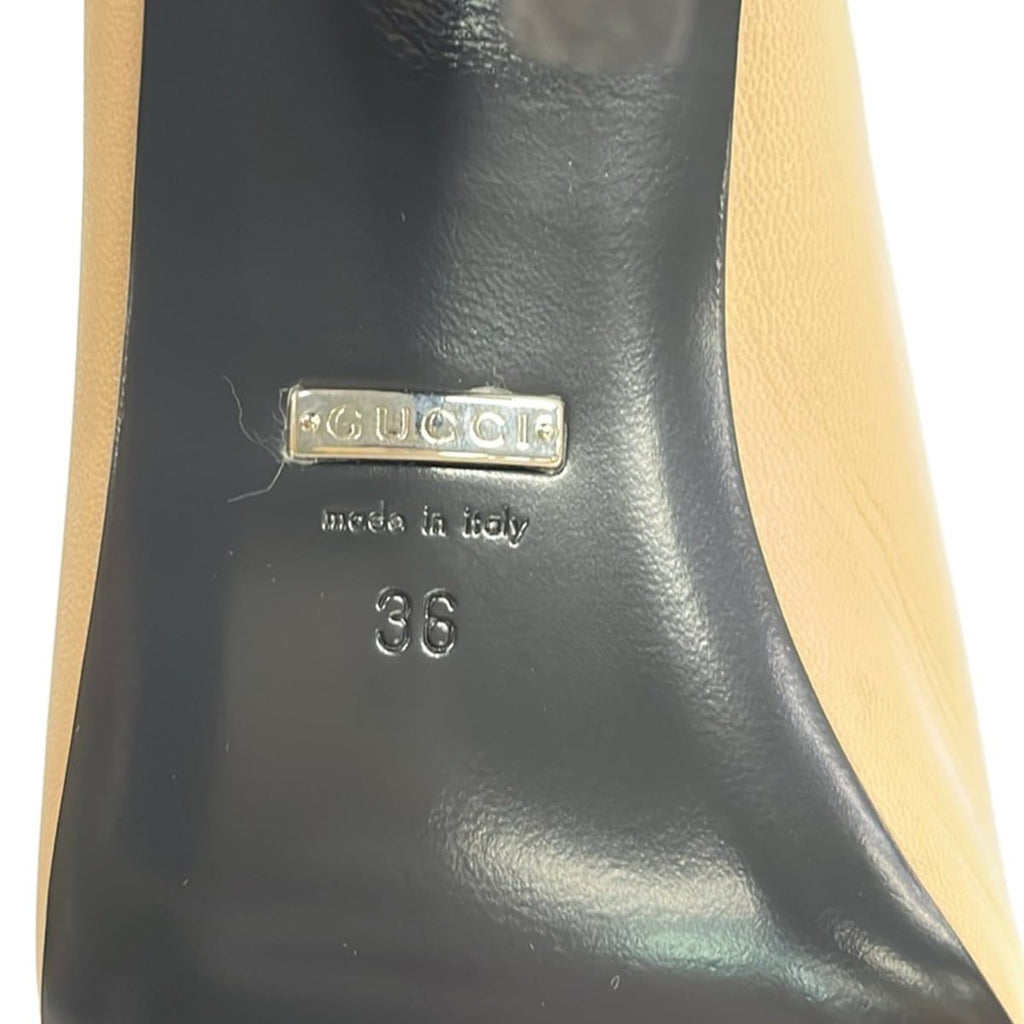 Gucci Mules 36 Beige Leather — view 6