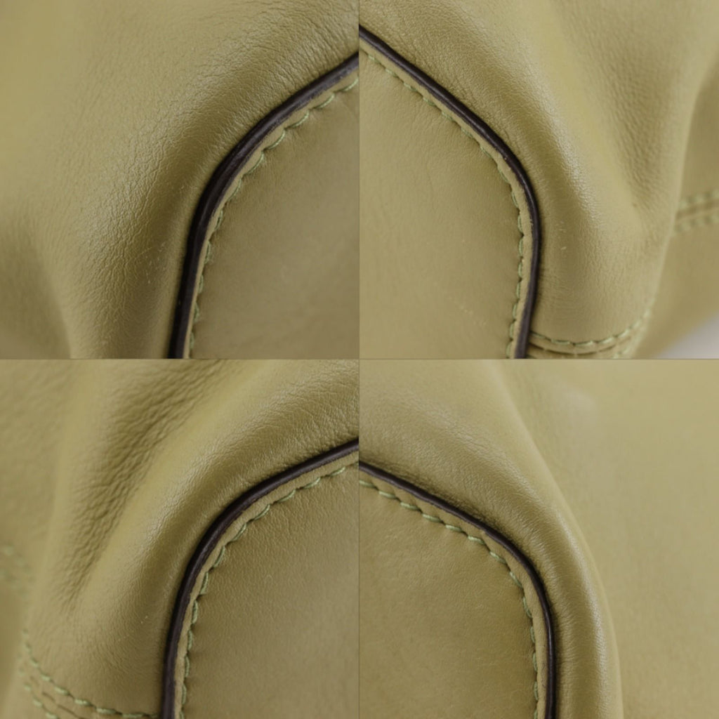 Loewe Anagram Lambskin Olive Shoulder — view 4