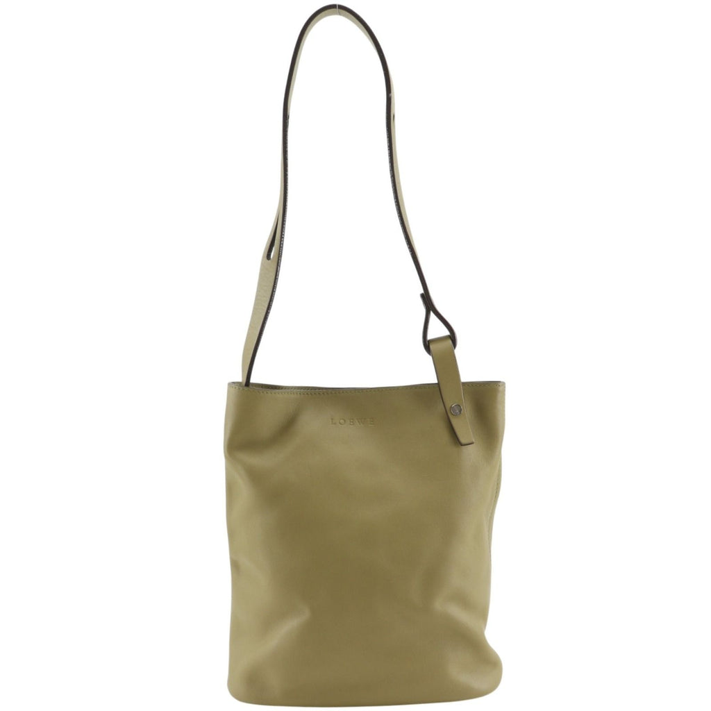 Loewe Anagram Lambskin Olive Shoulder