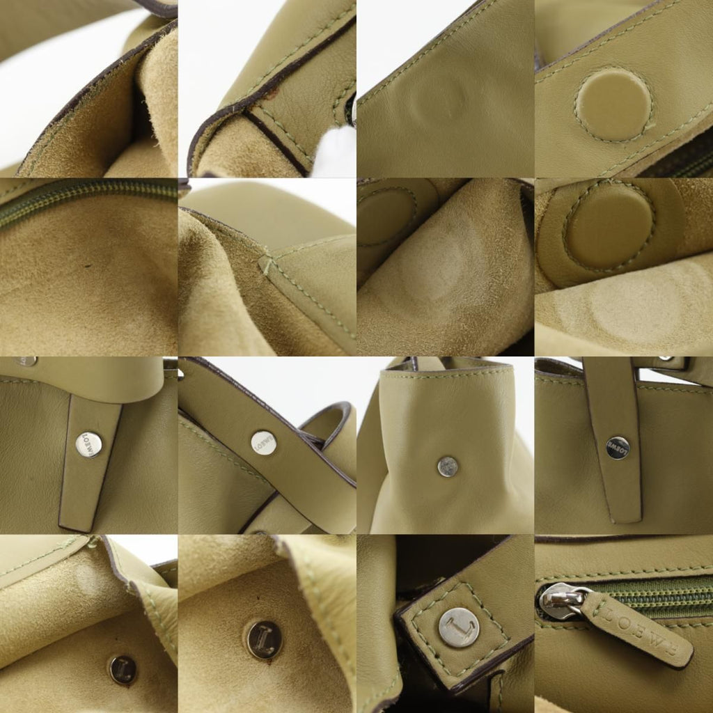 Loewe Anagram Lambskin Olive Shoulder — view 8