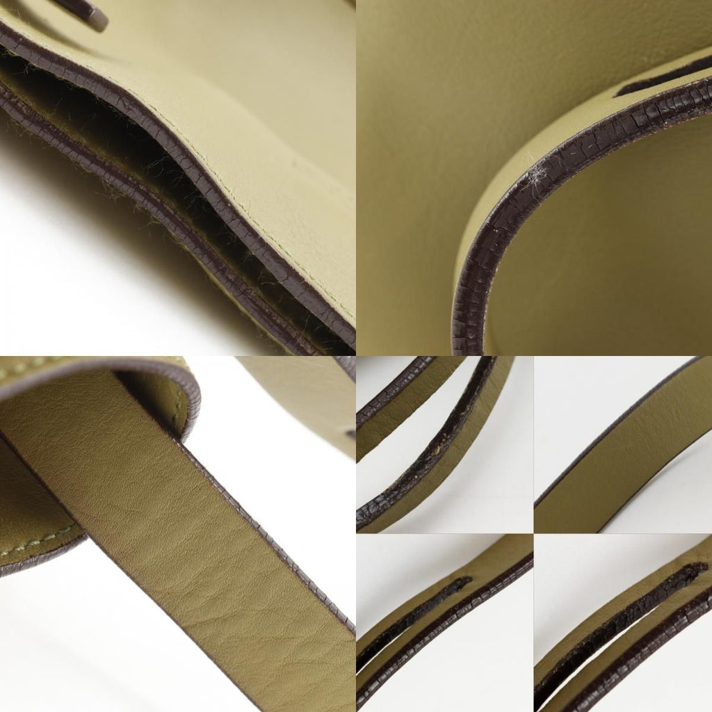 Loewe Anagram Lambskin Olive Shoulder — view 9