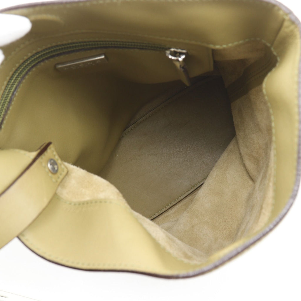 Loewe Anagram Lambskin Olive Shoulder — view 5