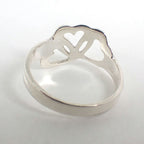 Tiffany & Co 925 Triple Heart Ring — view 6